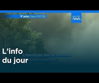 Replay L'info du jour | 30 juillet 2026 - Mi-journée
