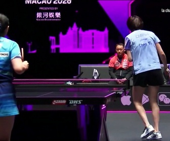 Replay Tennis de tables finales du WTT Champions Macao 2026