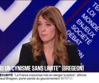 Replay BFM Politique - Vote du budget: Nous ne voulons pas utiliser les ordonnances, assure Maud Bregeon (porte-parole du gouvernement)