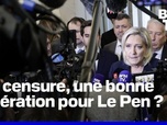 Replay Politique Première - La censure du gouvernement Barnier est-elle une bonne opération pour Marine Le Pen?