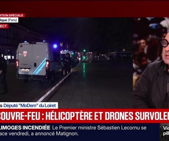 Replay BFM Grand Soir - Couvre-feux : hélicoptère et drones survolent Paris - 20/10