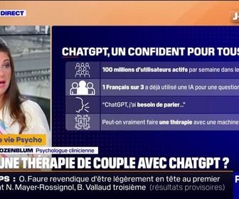 Replay C'est votre vie - Faut-il faire confiance à ChatGPT pour lui parler de ses problèmes de couple ou de santé mentale?