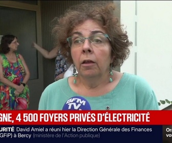 Replay BFM Première - Aubagne: 4.500 foyers privés d'électricité en pleine canicule
