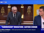 Replay Le Live BFM - Submersion migratoire : Bayrou choque - 28/01