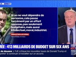 Replay Le live bfm - Armée : 413 milliards de budget sur six ans - 13/07