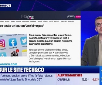 Replay Tech & Co, la quotidienne - À lire sur le site Tech&Co : Instagram va tester un bouton Je n'aime pas, par Sylvain Trinel - 20/02