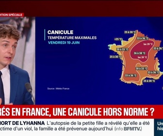 Replay BFM Grand Soir - Canicule : les 40 °C dépassés en France - 18/06