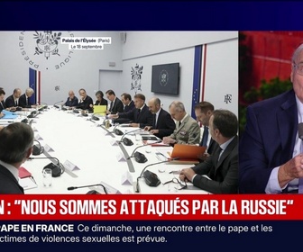 Replay BFM Grand Soir - Macron : nous sommes attaqués par la Russie - 26/09