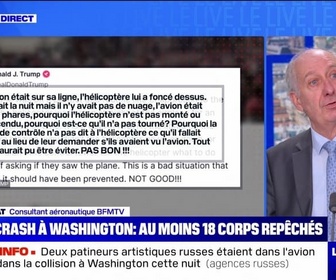 Replay Le Live BFM - Crash à Washington : au moins 18 corps repêchés - 30/01