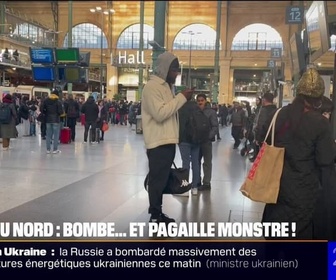 Replay 20H BFM - Paris: le trafic reprend lentement à la Gare du Nord, après le déminage d'une bombe de la Seconde Guerre mondiale