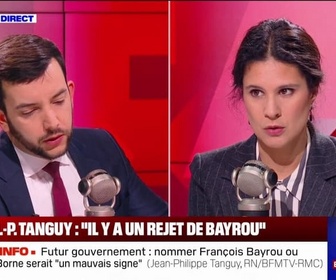 Replay Face à Face - Gouvernement Bayrou: On ne peut pas censurer uniquement sur ce casting, souligne le député RN Jean-Philippe Tanguy