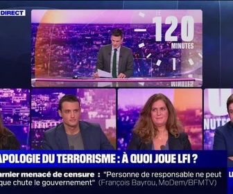 Replay Le 120 minutes - Apologie du terrorisme : à quoi joue LFI ? - 24/11