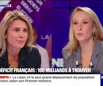 Replay BFM Politique - Marion Maréchal: Il y a des choix plus courageux à faire que d'augmenter les impôts