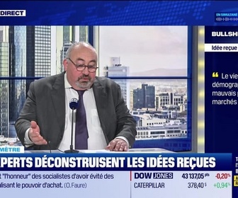 Replay BFM Bourse - Bullshitomètre : Le vieillissement démographique est mauvais pour les marchés financiers - FAUX répond Emmanuel Lechypre - 16/01