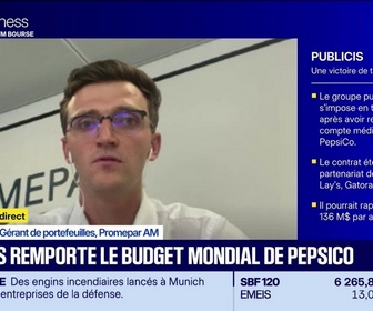 Replay BFM Bourse - Publicis en hausse, s'offre PepsiCo - 03/09