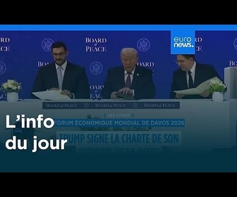 Replay L'info du jour | 22 janvier 2026 - Soir