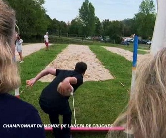 Replay Tous fous de concours insolites - Course nationale des serveuses et garçons de café / Championnat d'Europe de la coupe mulet / Championnat du monde de lancer de cruches