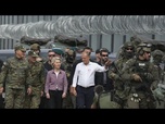 Replay Tusk et von der Leyen à la frontière en dépit des Biélorusses avec des fusils