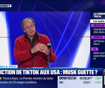 Replay Tech & Co, la quotidienne - Interdiction de TikTok aux USA : Musk guette ? - 15/01