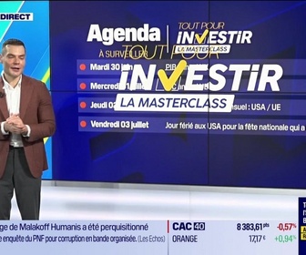 Replay Tout pour investir, la masterclass - PIB annuel UK et le taux de change mensuel USA/UE - 26/06