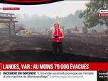 Replay Les émissions spéciales - Édition spéciale - Gironde : 12 hectares brûlés, 44 000 évacués - 24/07