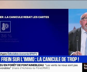 Replay BFM Première - BFM éco : Coup de frein sur l'immo, la canicule de trop ! - 13/07