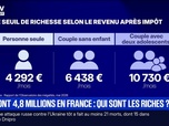 Replay BFM Première - En France, 4,8 millions de personnes sont riches selon l'Observatoire des inégalités