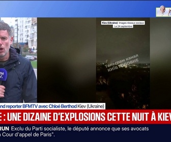 Replay BFM Première - Ukraine: une dizaine de fortes explosions entendues à Kiev