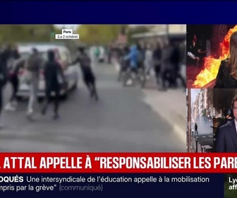 Replay BFM Grand Soir - Gabriel Attal appelle à responsabiliser les parents - 02/10