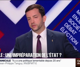 Replay BFM Politique - Canicule: Jean-Philippe Tanguy, estime que les 30.000 climatiseurs promis pour les hôpitaux ne suffiront pas mais que tout est bon à prendre
