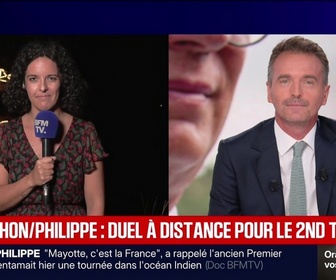 Replay BFM Grand Soir - Mélenchon/Philippe : duel à distance pour le second tour ? - 22/08