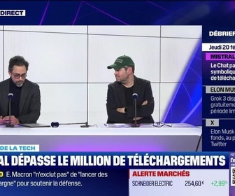 Replay Tech & Co, la quotidienne - Mistral dépasse le million de téléchargements - 20/02