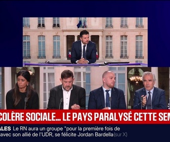 Replay BFM Grand Soir - Grèves, colère sociale... la crainte d'un mardi noir - 27/09