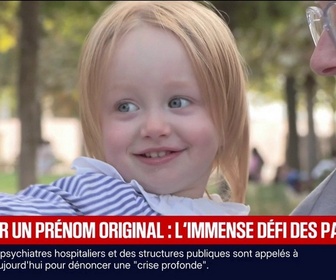 Replay BFM Première - Selon une étude, huit fois plus de prénoms différents ont été donnés en 2025 par rapport à 1946