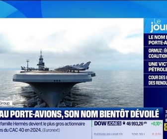Replay Good Morning Business - Nouveau porte-avions, son nom bientôt dévoilé