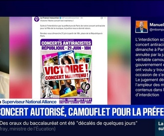 Replay BFM Grand Soir - LFI : décrié, le concert... finalement autorisé - 19/06