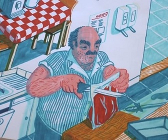 Replay ARTE Journal - Un boucher-dessinateur raconte l'industrie de la viande