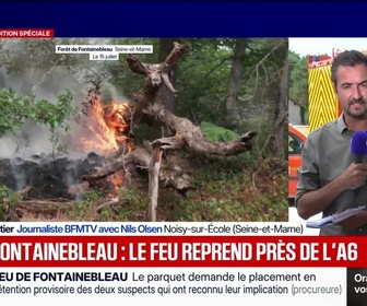 Replay Marschall Truchot : Fontainebleau, le feu reprend près de l'A6 - 15/07
