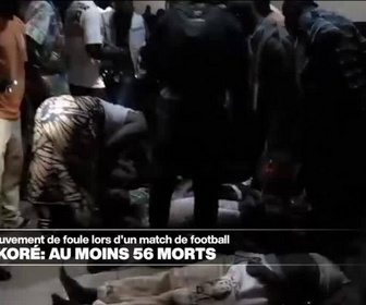 Replay Journal de l'Afrique - Match de football en Guinée : au moins 56 morts lors d'un mouvement de foule