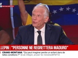 Replay BFM Politique - Dominique de Villepin se demande si le narcotrafic est véritablement la vraie raison de la capture de Nicolás Maduro par les États-Unis