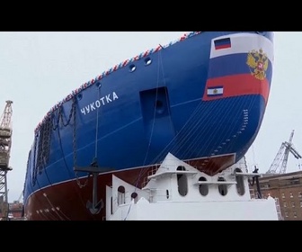 Replay Le brise-glace à propulsion nucléaire Tchoukotka lancé par la Russie