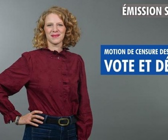 Replay Motion de censure des écologistes pour inaction en matière climatique | Emission spéciale