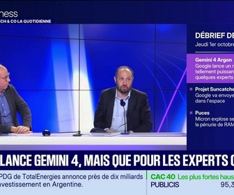 Replay Tech & Co, la quotidienne - Google lance Gemini 4, mais que pour les experts cyber - 01/10