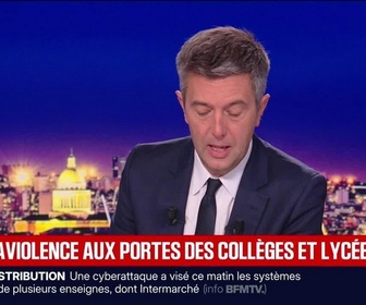 Replay BFM Grand Soir - Manifs demain et samedi, une semaine sous haute tension - 12/10
