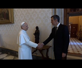Replay Le pape Léon XIV reçoit Pedro Sánchez au Vatican avant sa visite en Espagne