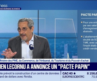 Replay Good Morning Business - Sébastien Lecornu a annoncé un pacte Papin