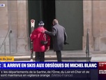 Replay L'image du jour : Il arrive en skis aux obsèques de Michel Blanc - 11/10