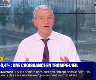 Replay La chronique éco - La croissance atteint 0,4% au troisième trimestre en France, une hausse en trompe-l'œil