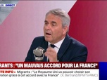 Replay Face à Face - Xavier Bertrand: La Manche est un cimetière marin (...), tout est de la faute des Anglais