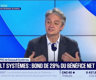 Replay Good Morning Business - Dassault Systèmes : bond de 28% du bénéficit net au S1